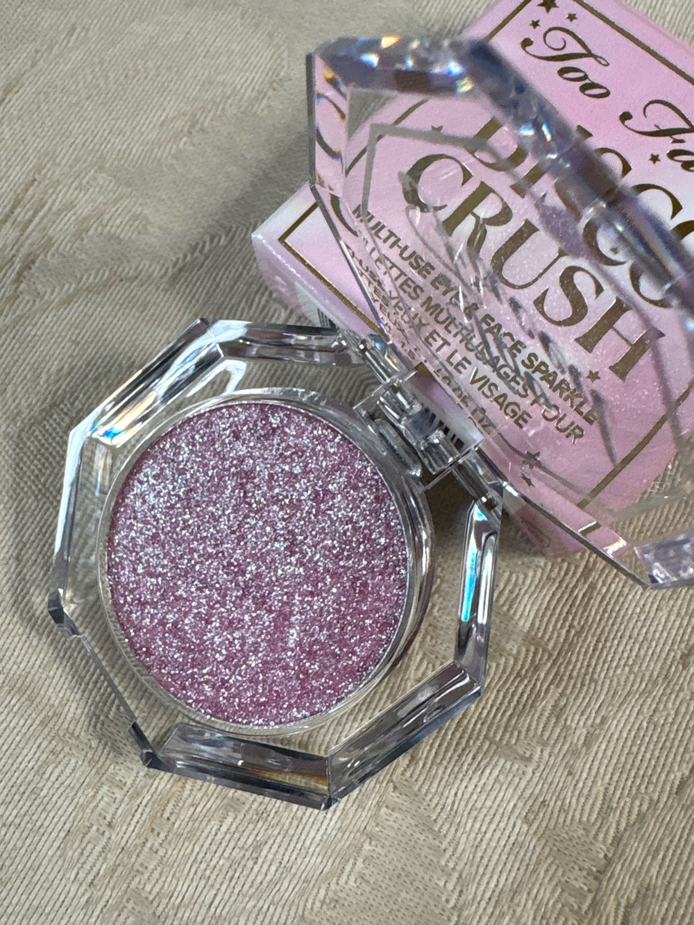 Too Faced Disco Crush Eyeshadow Eye & Cheek Sparkle in Show Off BNIB